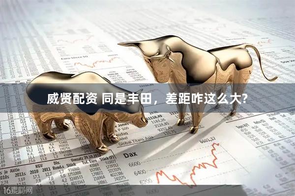 威贤配资 同是丰田，差距咋这么大?