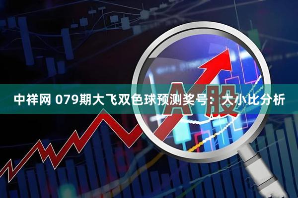 中祥网 079期大飞双色球预测奖号：大小比分析